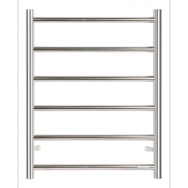 HEATED TOWEL RAIL 6 BAR RND CH
