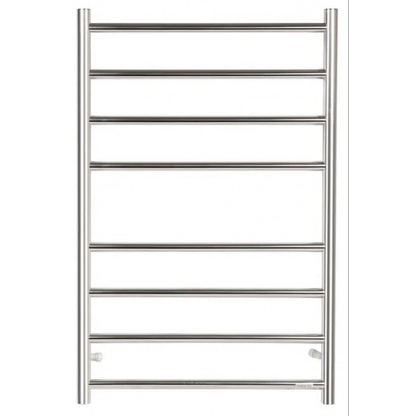 HEATED TOWEL RAIL 8 BAR RND CH