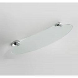 GLASS SHELF WITH RAILING