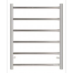 HEATED TOWEL RAIL 6 BAR RND CH