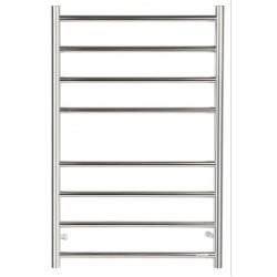 HEATED TOWEL RAIL 8 BAR RND CH