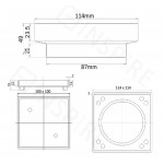 Smart tiles floor waste-ISWF03