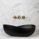 SA6037 Solid Surface Stone Wave Oval Above Counter Basin 