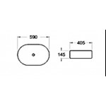 IS4059 OVAL ART BASIN