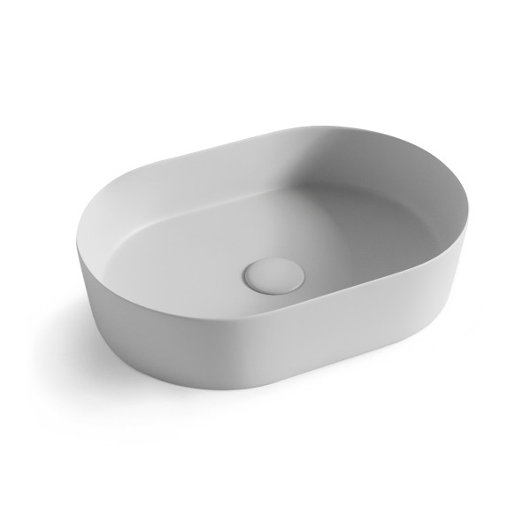 OVAL BASIN MATT GREY 500X340 OT5035MG OVAL BASIN MATT GREY 500X340 OT5035MG