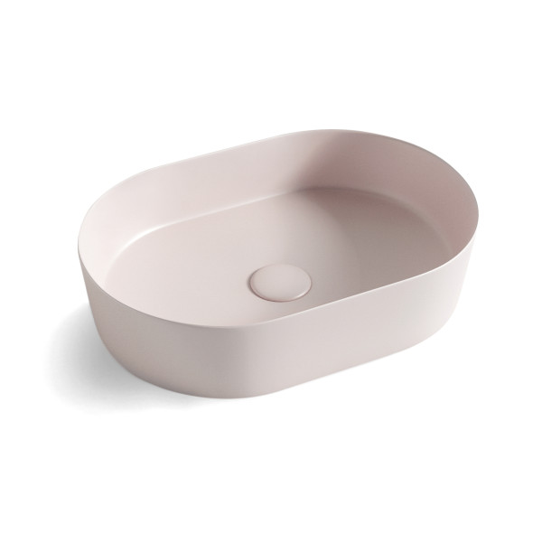 OVAL BASIN MATT PINK 500X340 OT5035MP OVAL BASIN MATT PINK 500X340 OT5035MP