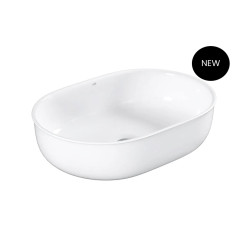 BRONTE OVAL 500X350X130 MATTE BLACK BASIN OT5036MW