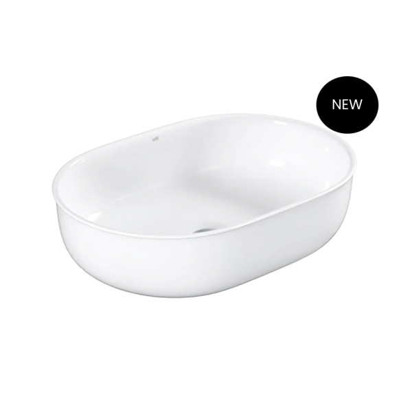 BRONTE OVAL 500X350X130 MATTE BLACK BASIN OT5036MW BRONTE OVAL 500X350X130 MATTE BLACK BASIN OT5036MW