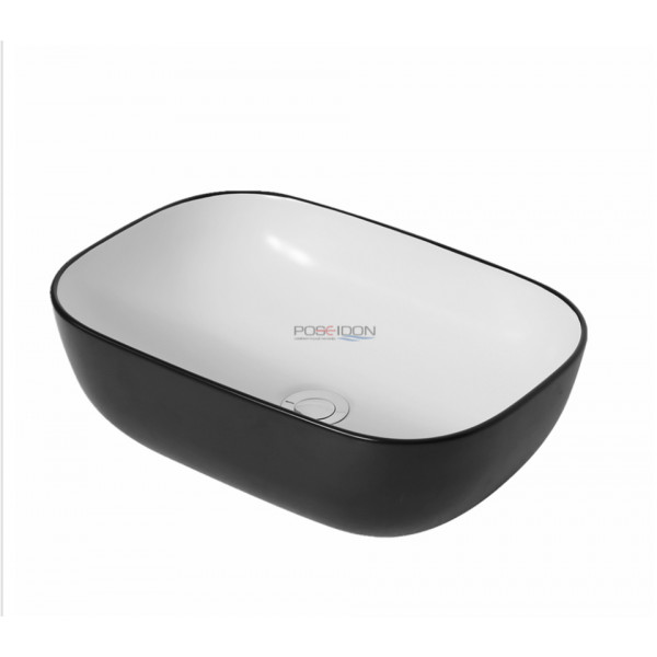 PA4632BW Gloss black and white basin PA4632BW Gloss black and white basin