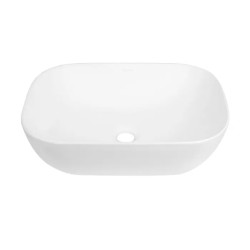 IS4096MW Matte white oval basin ultra slim basin 455*325*135