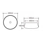 NOFLON PURPLE IS5188P Basin