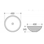 GOLF ROSE GOLD IS5201 basin