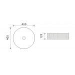 MARLO 400MM ROUND MW BASIN- OT4000MW