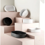 KENSINGTON FLUTED 580X360 OVAL BASIN - OT5836MP