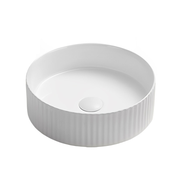LK-OLFA Ceramic Fluted Art Basin -3 colors