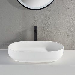 LK-SEA600 Solid Surface Above Counter Basin
