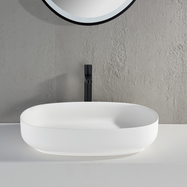 LK-SEA600 Solid Surface Above Counter Basin