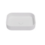 LK-SOA5035 Solid Surface Fluted Above Counter Basin