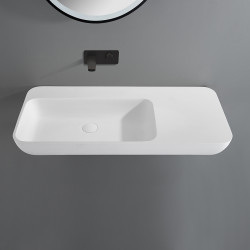 LK-SRW900 Solid Surface Stone Wall Hung Basin