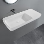 LK-SRW900 Solid Surface Stone Wall Hung Basin