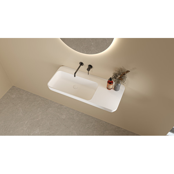 LK-SRW900 Solid Surface Stone Wall Hung Basin LK-SRW900 Solid Surface Stone Wall Hung Basin
