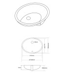 Fine Ceramic Under Counter Basin LK-EU340/EU450 Fine Ceramic Under Counter Basin LK-EU340/EU450