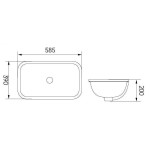 Fine Ceramic Under Counter Basin LK-KU535/KU585 Fine Ceramic Under Counter Basin LK-KU535/KU585