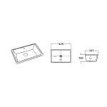 Fine Ceramic Under Counter Basin LK-CU470/LK-CU455/LK-CU530/LK-CU545