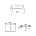 Fine Ceramic Under Counter Basin LK-CU470/LK-CU455/LK-CU530/LK-CU545
