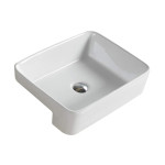 Fine Ceramic Semi Ress Basin LK-CSR480-NTH Fine Ceramic Semi Ress Basin LK-CSR480-NTH
