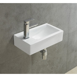 Fine Ceramic Wall Hung Mini Basin No Overflow LK-CW450L/LK-CW450R