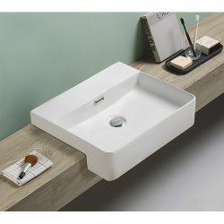 Fine Ceramic Semi Ress Basin LK-KSR520-NTH