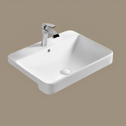 Fine Ceramic Semi Ress Basin LK-KSR580