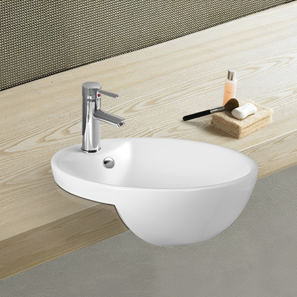 Fine Ceramic Semi Ress Basin LK-OSR430