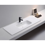Ceramic top basin/ matte white or matte black 60,75,90,120cm OMB 900
