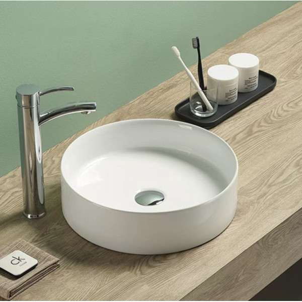 PA3911 Ultra slim gloss white ceramic basin 394*394*115 PA3911 Ultra slim gloss white ceramic basin 394*394*115