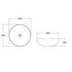 PA4040MG Matte Grey fine ceramic basin 405*405*115 PA4040MG Matte Grey fine ceramic basin 405*405*115