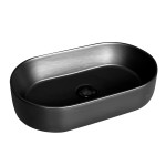 PA5230MB Matte black fine ceramic basin 525*300*115 PA5230MB Matte black fine ceramic basin 525*300*115