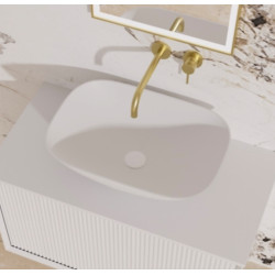 CE6336MW Solid Surface Stone Art Basin 630*360*150mm
