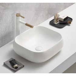 PA4540MW Matte white basin 450*400*145