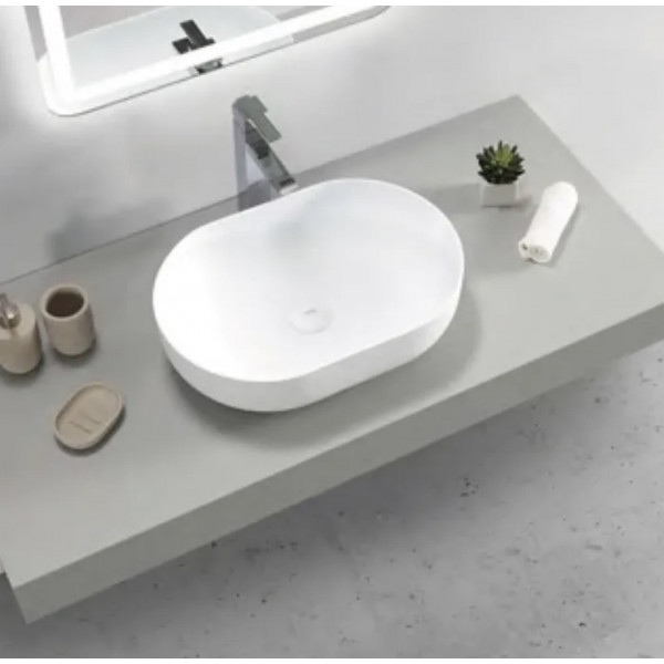 Portofino Solid Surface Basin 500 x 345 x 140mm