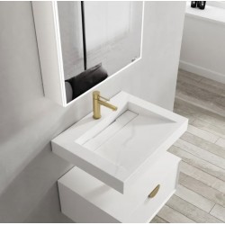 Moonlight wall hung basin 600mm