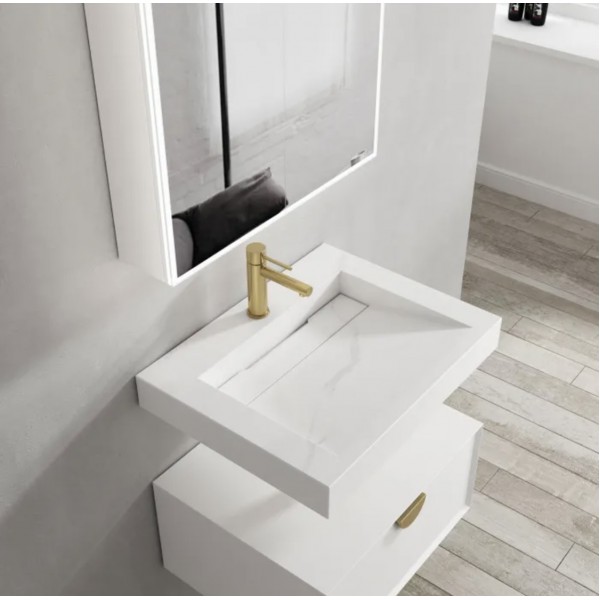 Moonlight wall hung basin 600mm
