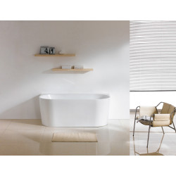 Back to Wall Free Standing Bath 1400-1690mm LK-DV