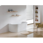 Back to Wall Free Standing Bath 1400-1690mm LK-DV