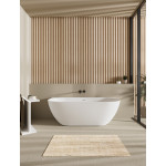 Back To Wall Free Standing Acrylic Overflow Bathtub 1500 &1700 LK-EB 