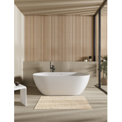 LK-EL Slim Acrylic Free Standing Overflow Bathtub 1395mm,1530mm,1700mm