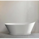 LONDON 1500-1700MM GLOSS WHITE BATH- ALBT-1500