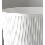 NOOSA FLUTED FACING FREESTANDING BATH 1500mm  Gloss White