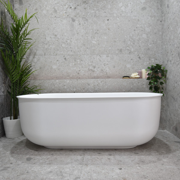 Mayfair Classic Freestanding White Bath 1700mm SB877-1700GW Mayfair Classic Freestanding White Bath 1700mm SB877-1700GW